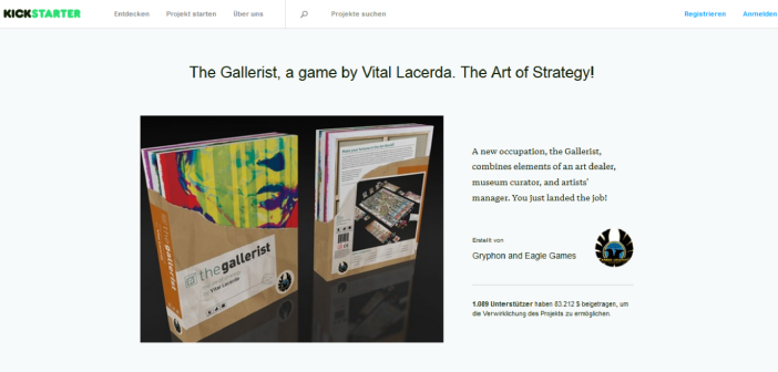 The Gallerist Kickstarter