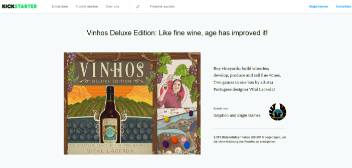 „Vinhos Deluxe Edition“ auf Kickstarter